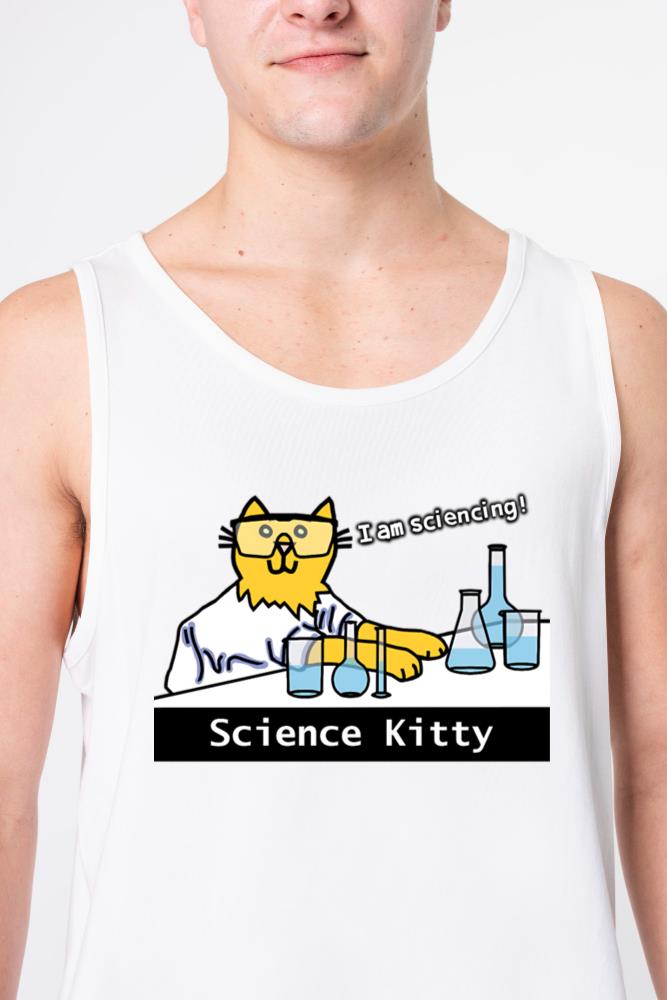 Science Kitty Cat - Unisex Tank Top