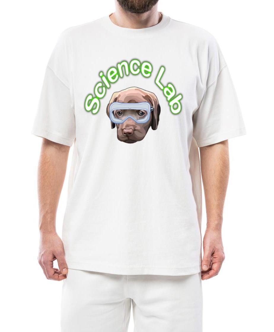 Science Lab Brown Labrador Puppy Dog - Unisex Standard T-Shirt