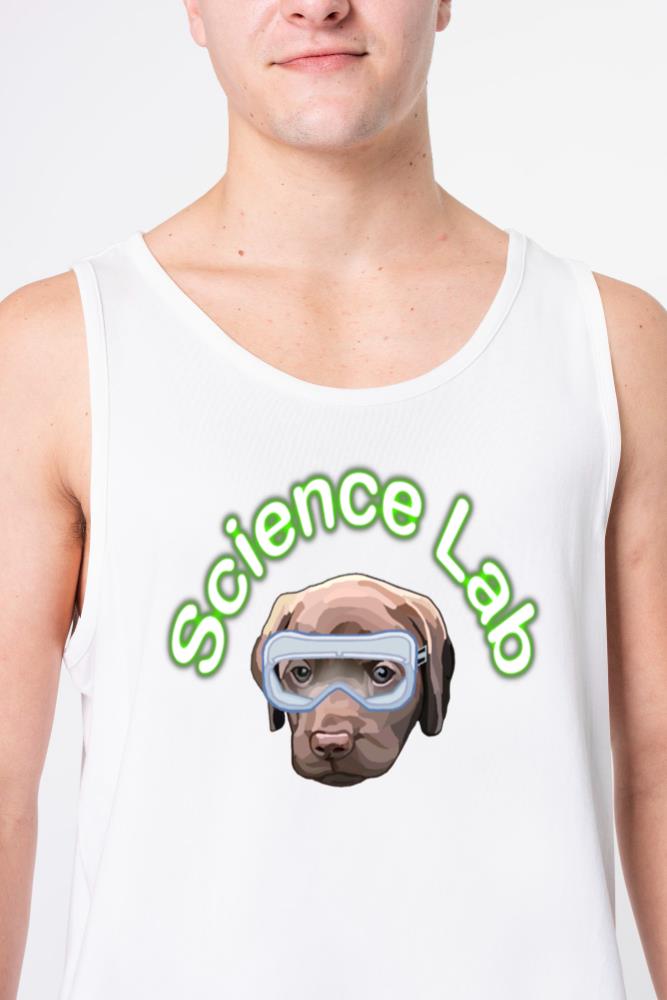 Science Lab Brown Labrador Puppy Dog - Unisex Tank Top
