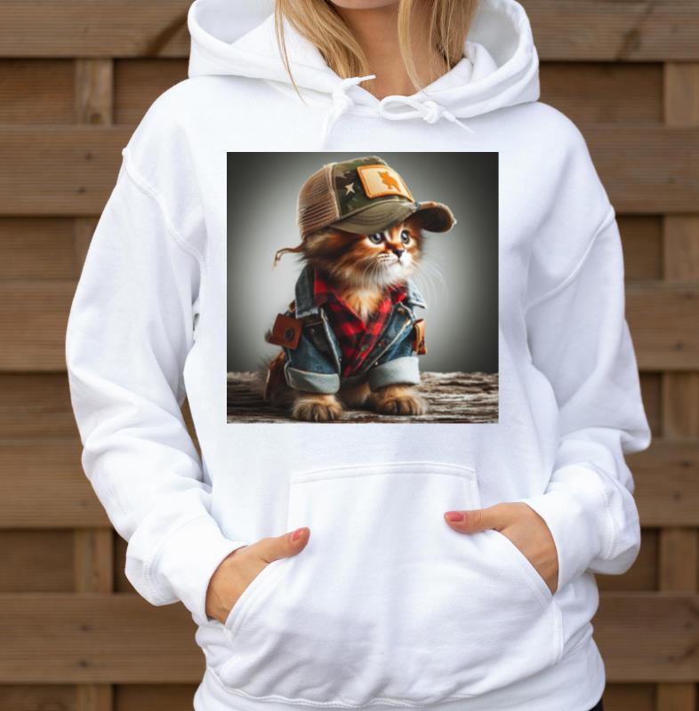 Scruffy cat collection - Unisex Hoodie