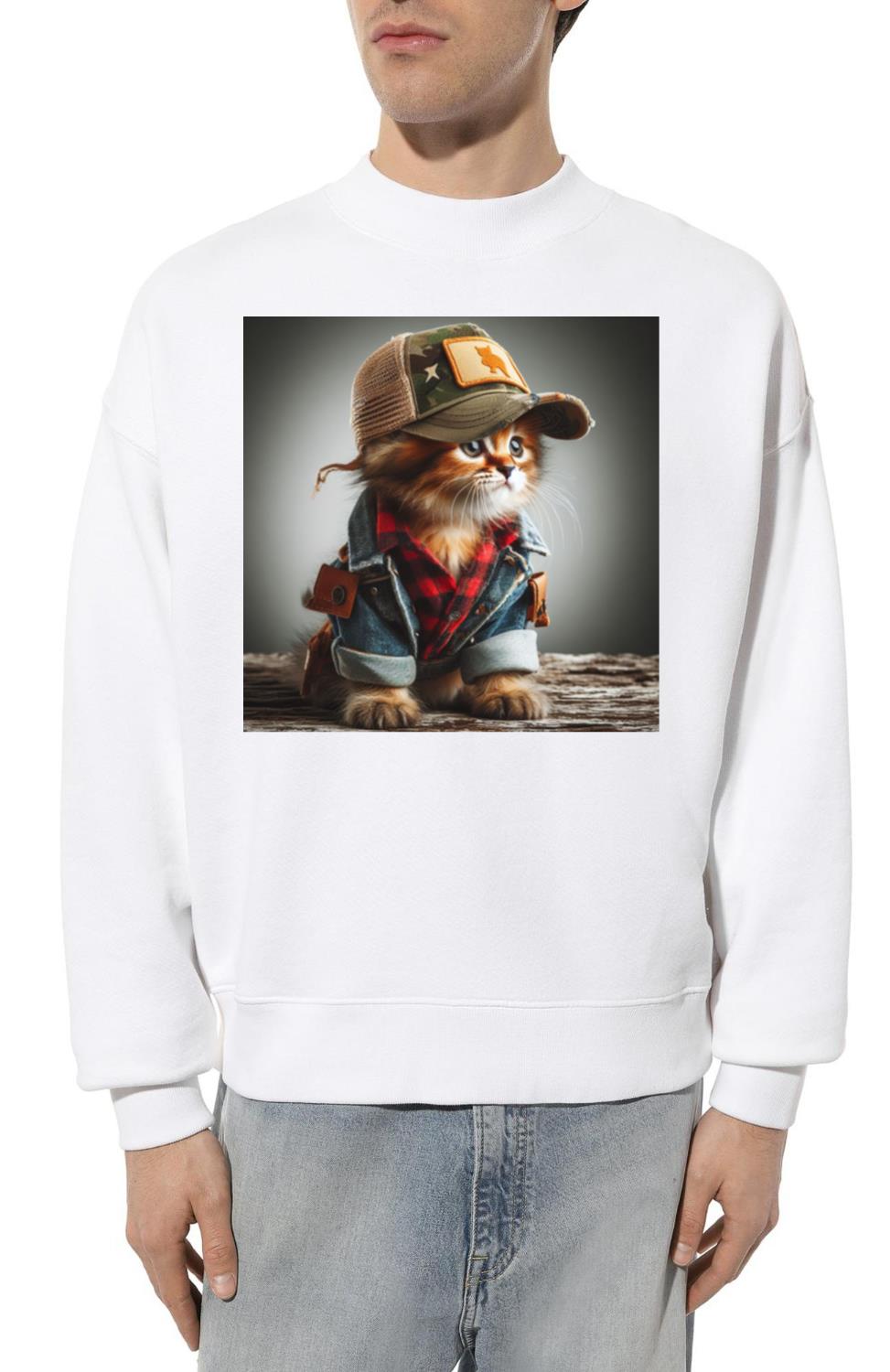 Scruffy cat collection - Unisex Sweatshirt
