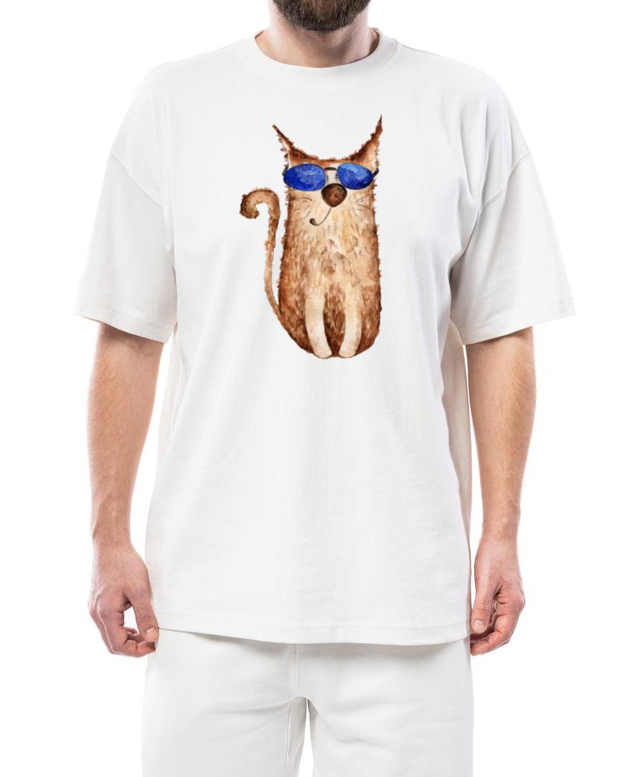 SCRUFFY CAT FUNNY CAT - Unisex Standard T-Shirt