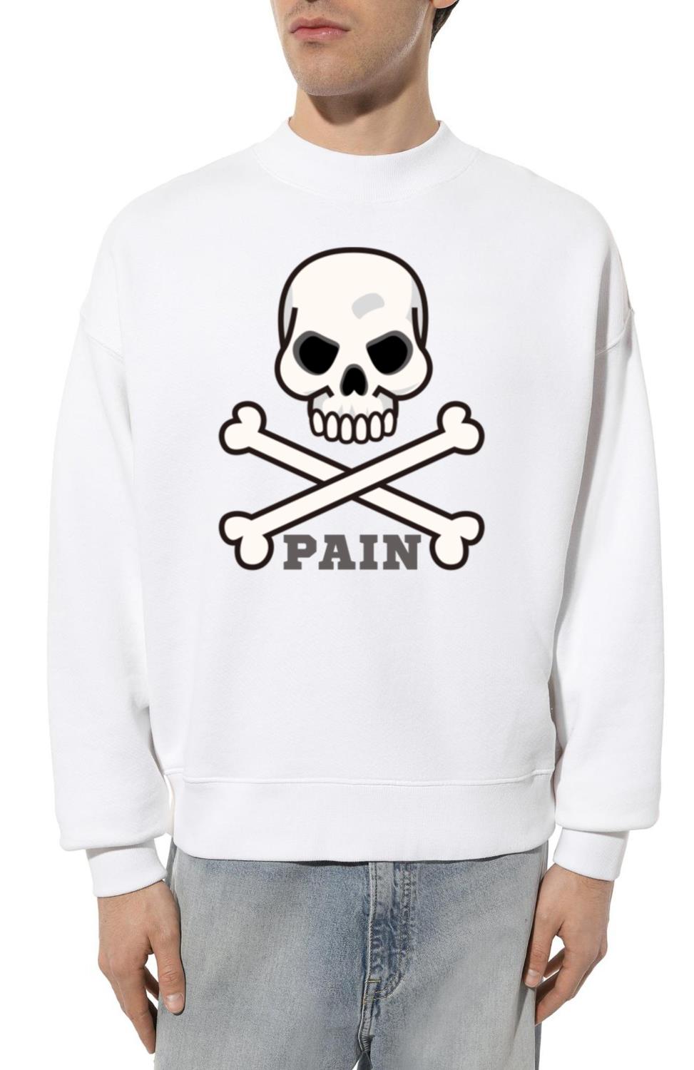sculette pain mystery horror design - Unisex Sweatshirt