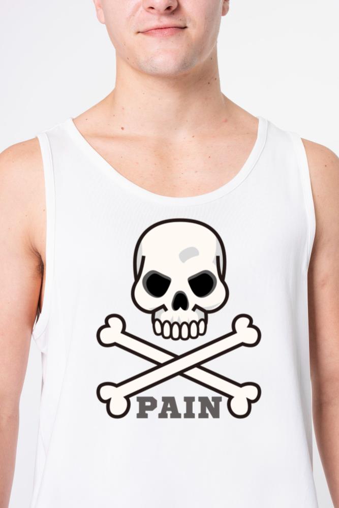 sculette pain mystery horror design - Unisex Tank Top