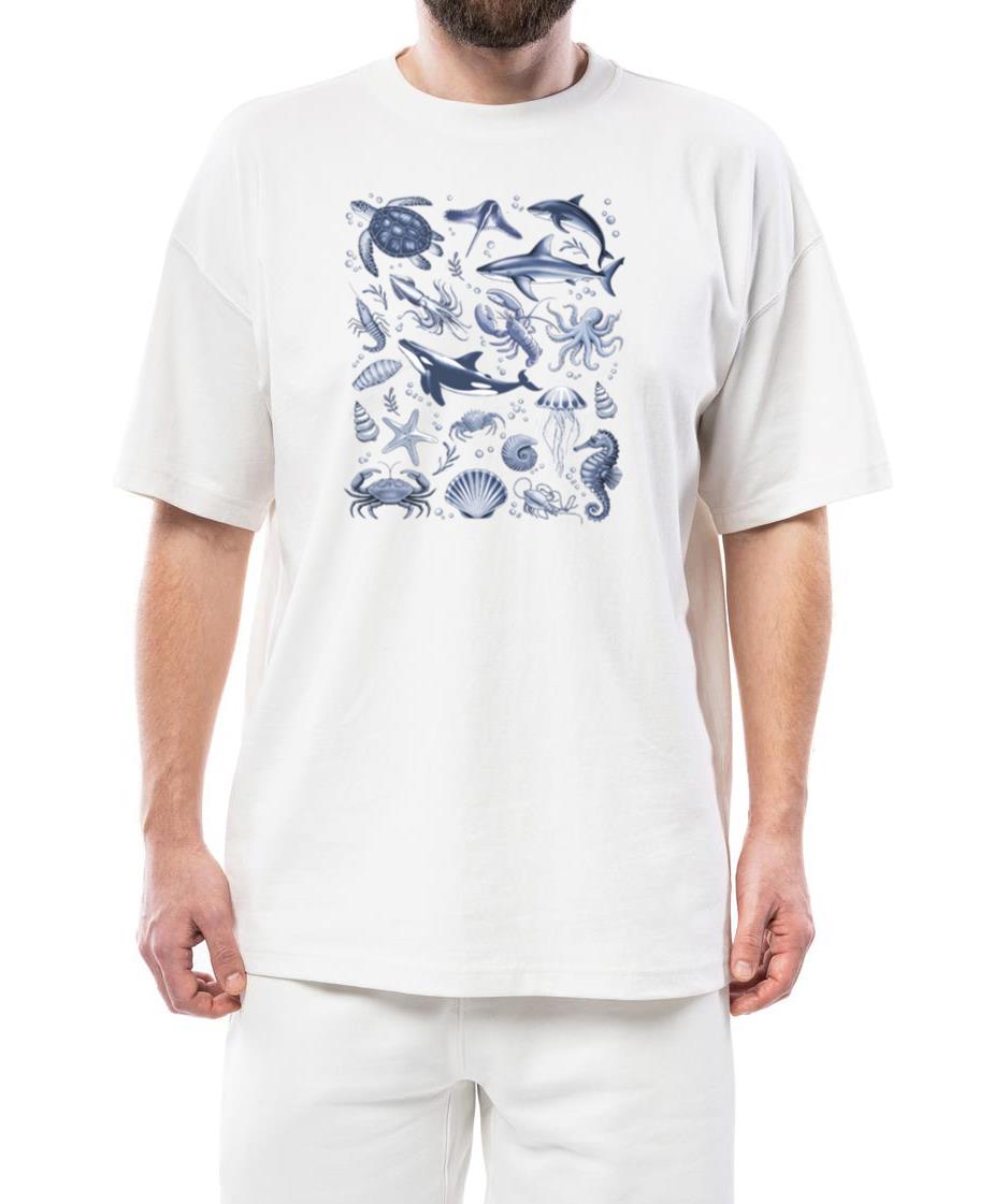Sea Animals Ocean Nature Sealife - Unisex Standard T-Shirt