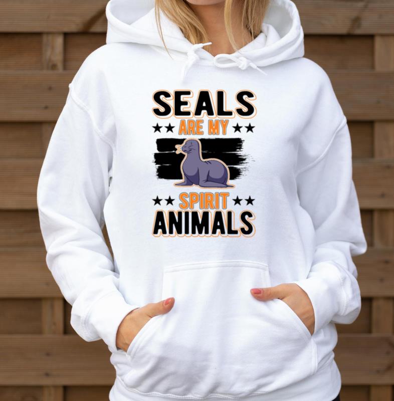 Sea Lion Spirit Animal Seal_2 - Unisex Hoodie
