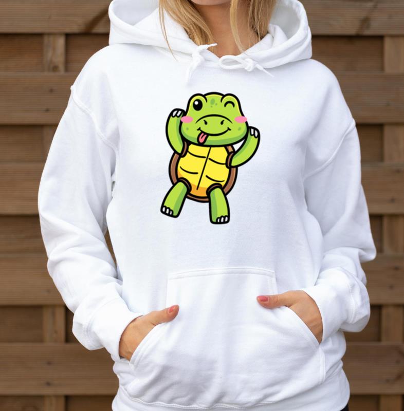 Sea Turtle Emoticon Tortoise Lover Ocean Animal_1 - Unisex Hoodie