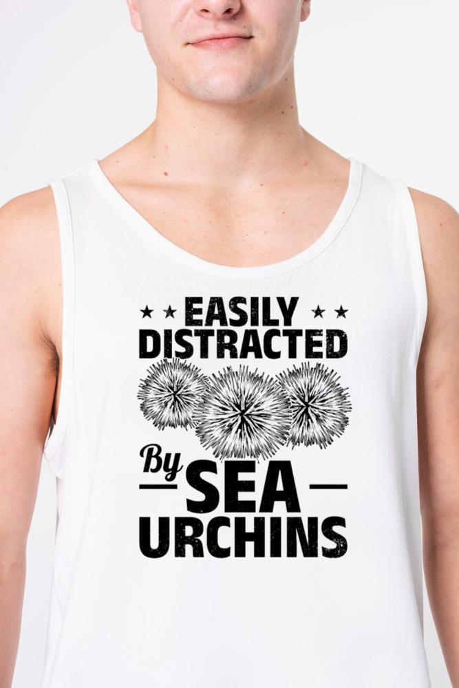 Sea Urchin Lover Sea Animal Easily Distracted By - Unisex Tank Top