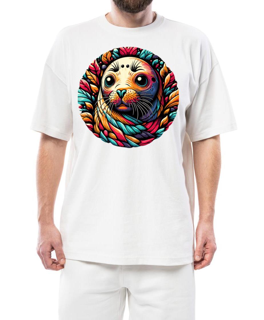 Seal Graphics Tee Stylish Marine Animal Lovers - Unisex Standard T-Shirt