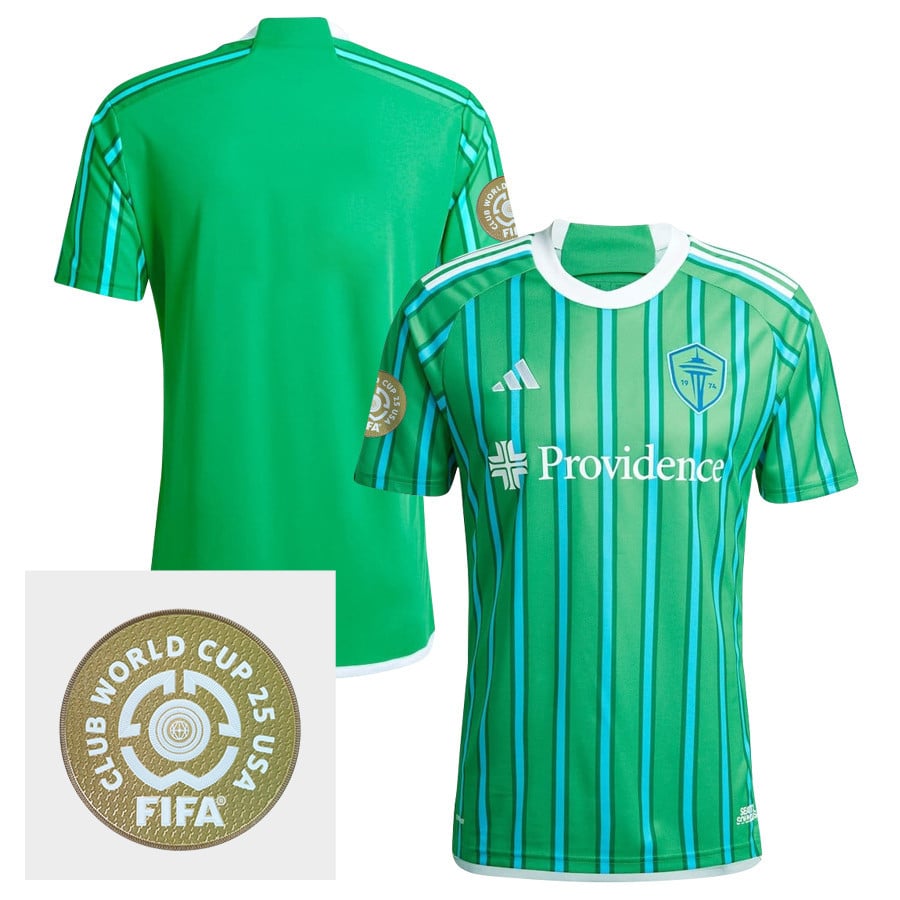 Seattle Sounders FC 2024 The Anniversary Kit FIFA Club World Cup 25 USA Patch Men Jersey - Green