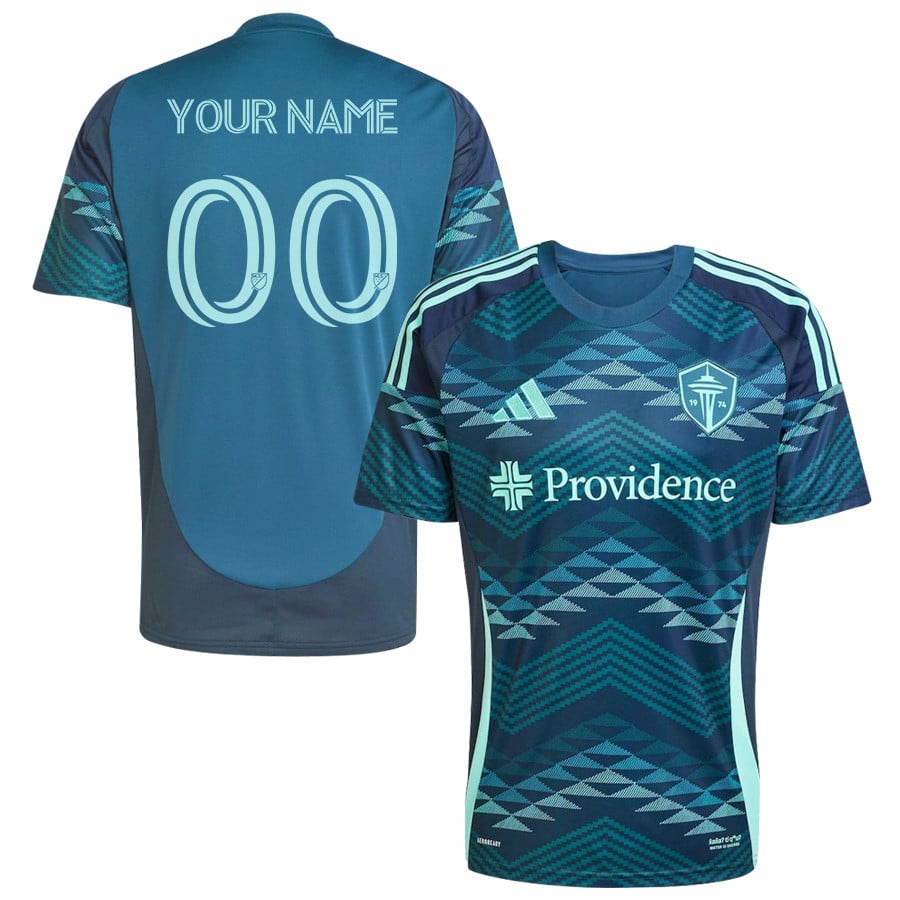 Seattle Sounders FC 2025 The Salish Sea Kit Men Custom Jersey - Blue