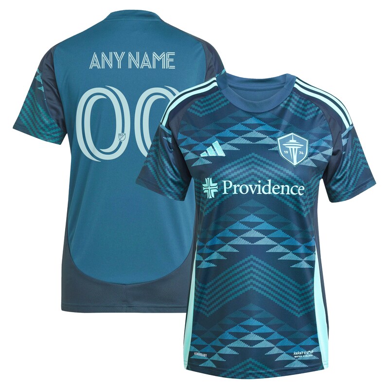 Seattle Sounders FC Women's 2025 The Salish Sea Kit Replica Custom Jersey - Blue