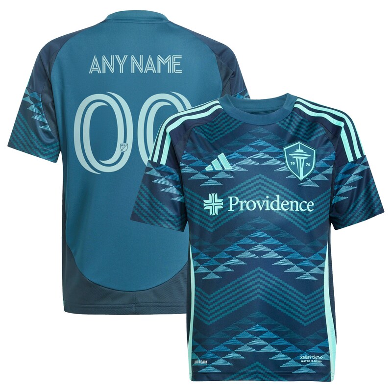 Seattle Sounders FC Youth 2025 The Salish Sea Kit Replica Custom Jersey - Blue