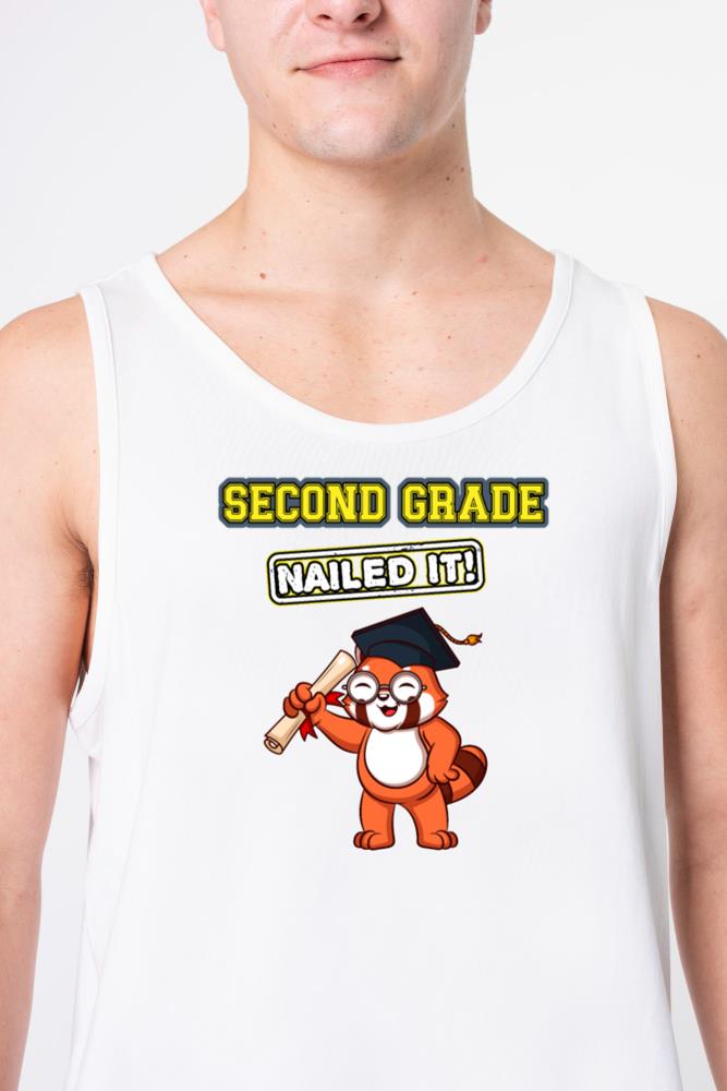 Second Grade Nailed It Primary Elementary School - Unisex Tank Top