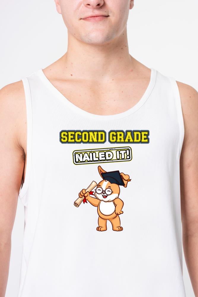 Second Grade Nailed It Primary Elementary School_11 - Unisex Tank Top