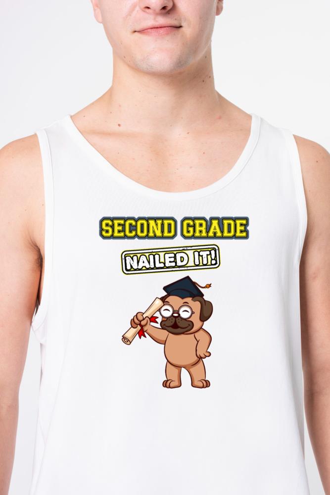 Second Grade Nailed It Primary Elementary School_9 - Unisex Tank Top