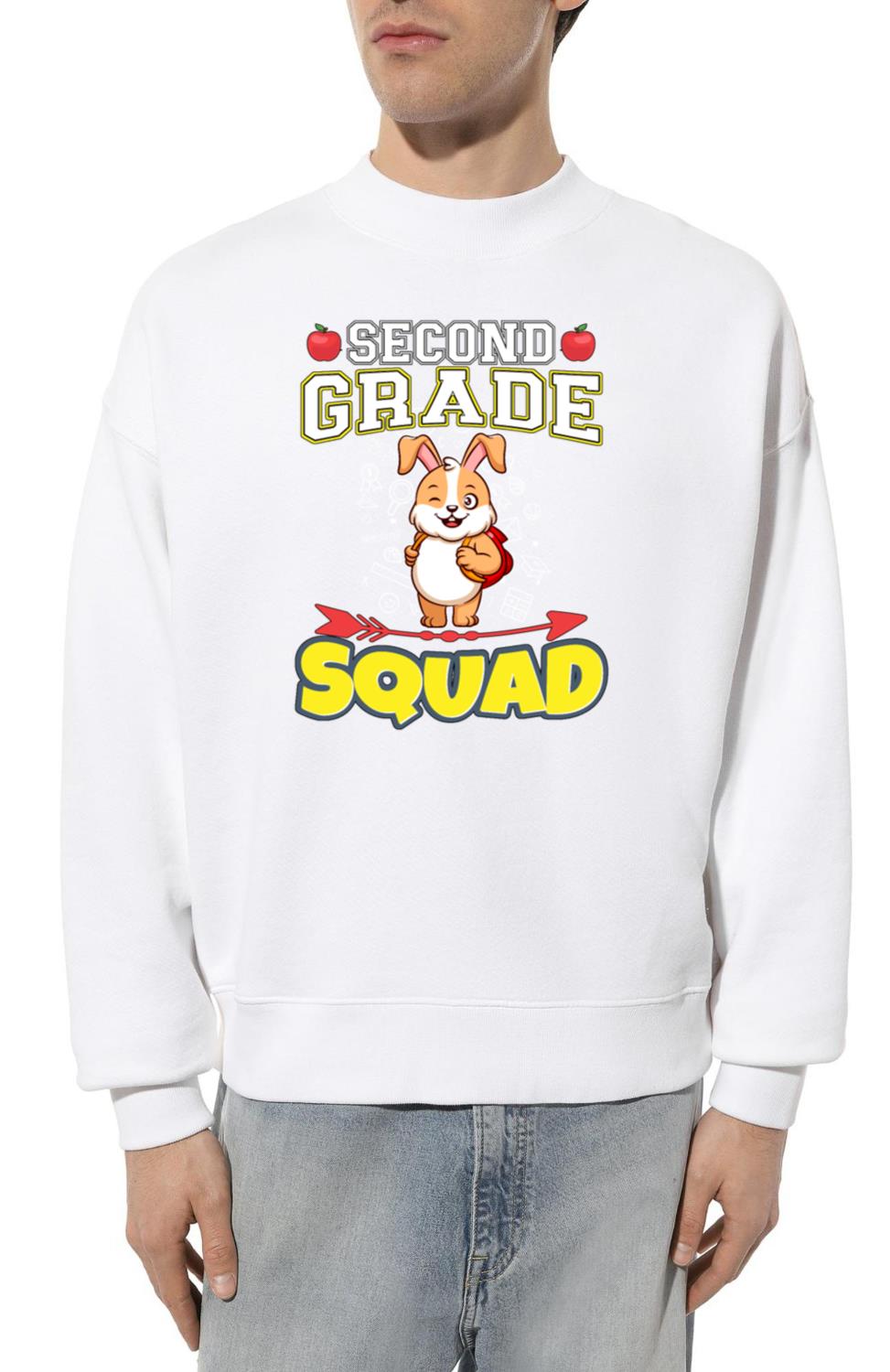 Second Grade Squad Elementary Primary School_10 - Unisex Sweatshirt