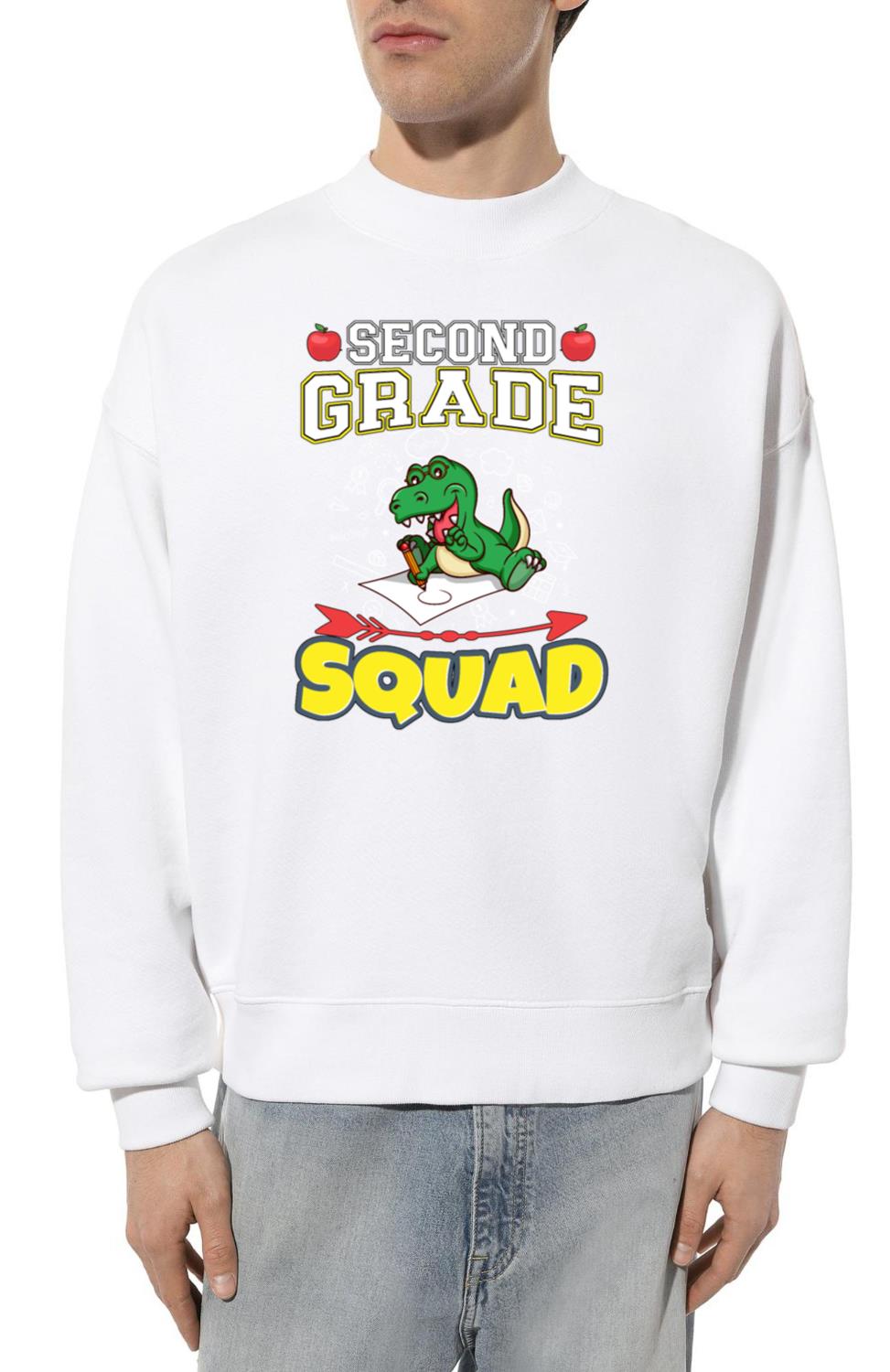 Second Grade Squad Elementary Primary School_13 - Unisex Sweatshirt