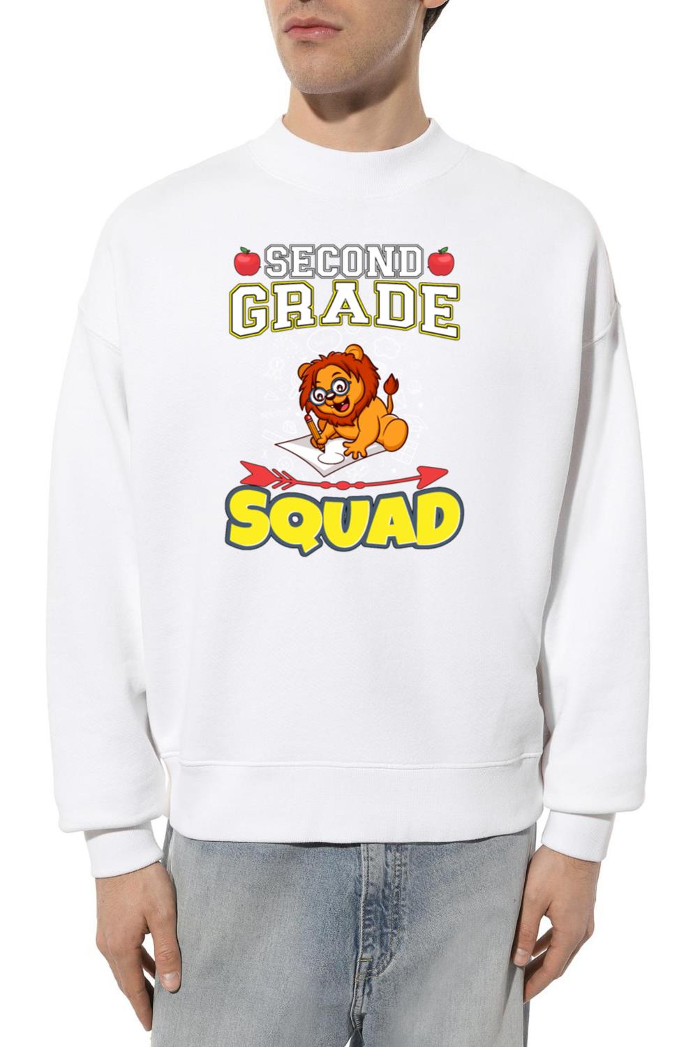 Second Grade Squad Elementary Primary School_20 - Unisex Sweatshirt