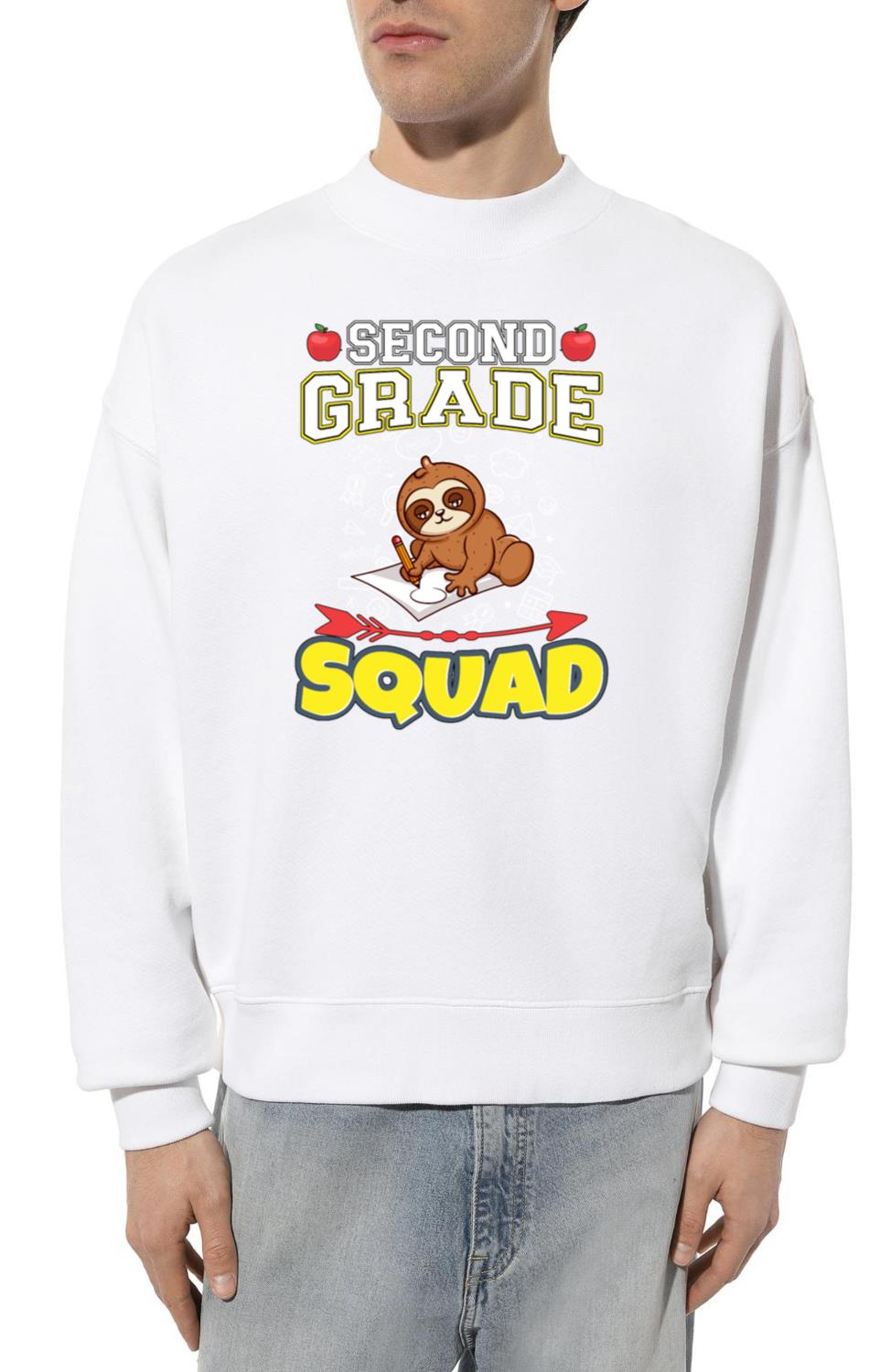 Second Grade Squad Elementary Primary School_5 - Unisex Sweatshirt