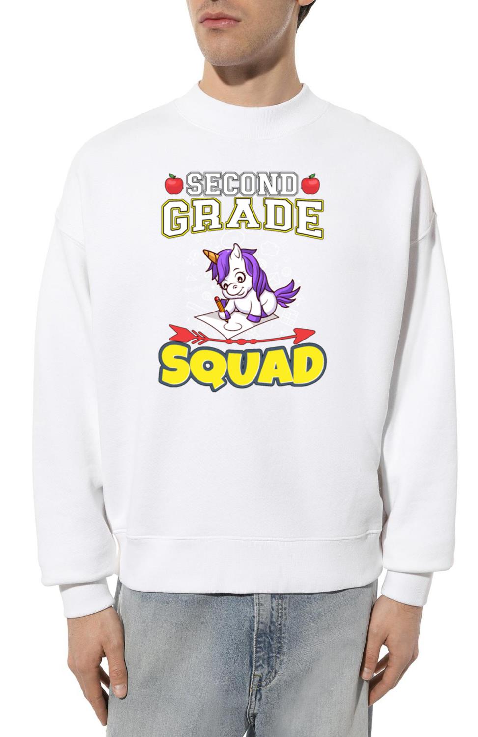 Second Grade Squad Elementary Primary School_8 - Unisex Sweatshirt