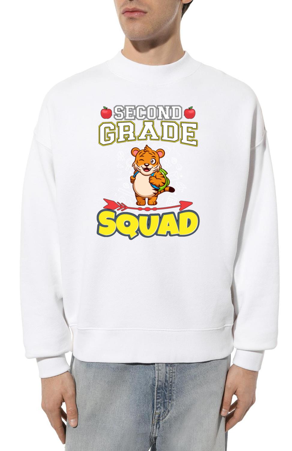 Second Grade Squad Elementary Primary School_9 - Unisex Sweatshirt