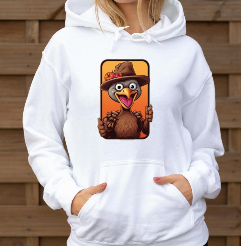 Selfie Bird Turkey Holiday Animal Pet Lover_1 - Unisex Hoodie
