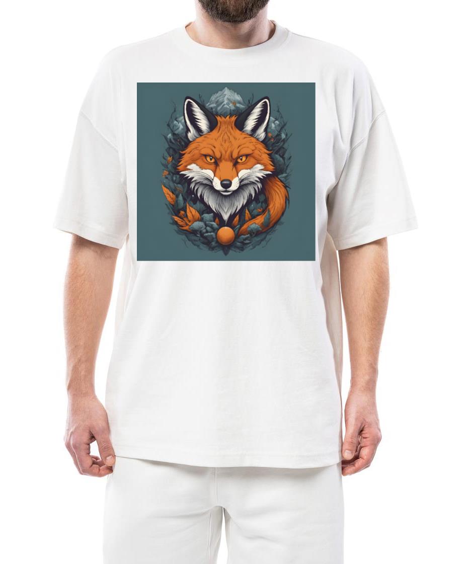 Serene Fox in a Nature Scene - Unisex Standard T-Shirt