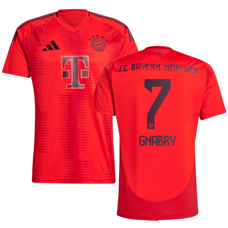 Serge Gnabry 7 Bayern Munich 2024/25 Home Jersey - Red