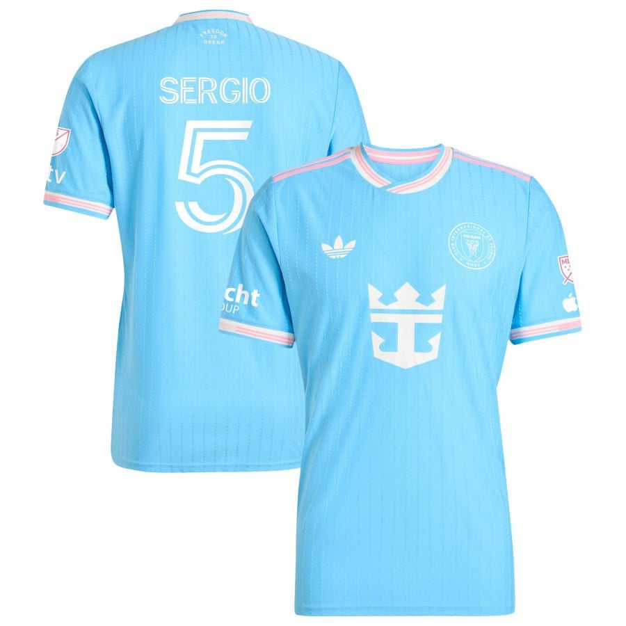 Sergio Busquets 5 Inter Miami CF Originals 2025 Third Men Jersey - Blue