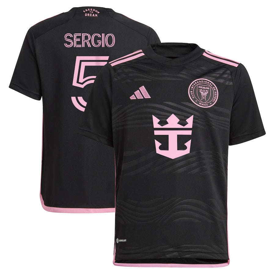 Sergio Busquets Inter Miami CF adidas 2024 La Noche Player Jersey - Black