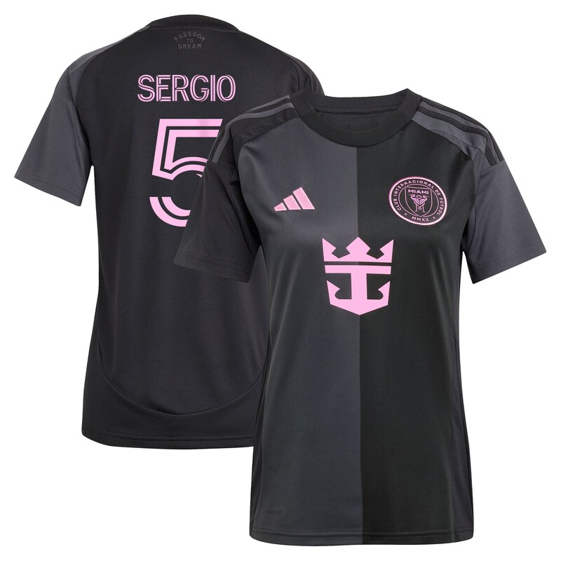 Sergio Busquets Inter Miami CF Women's 2025 The Fortitude Kit Replica Player Jersey - Black