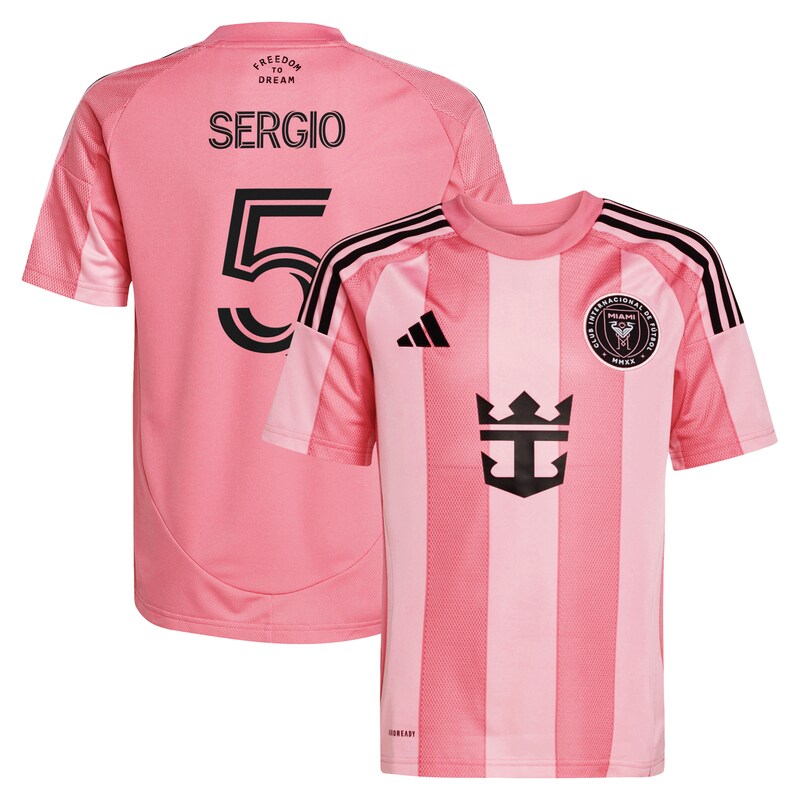 Sergio Busquets Inter Miami CF Youth 2025 Euforia Replica Player Jersey - Light Pink