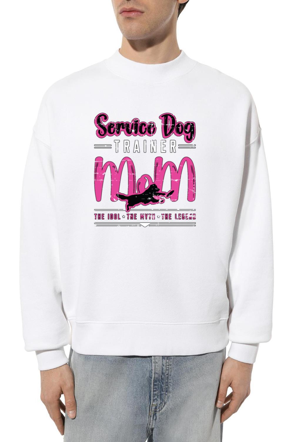 Service Dog Trainer Mom The Idol The Dog Handler - Unisex Sweatshirt