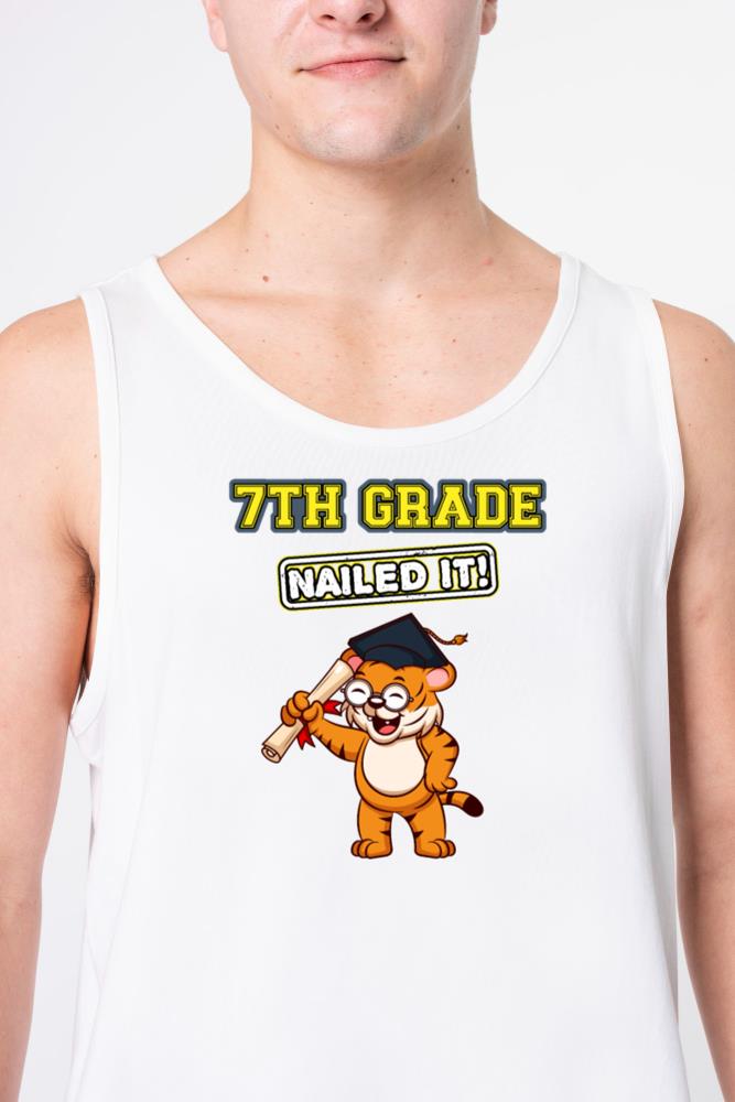 Seventh Grade Nailed It Middle School Highschool_6 - Unisex Tank Top
