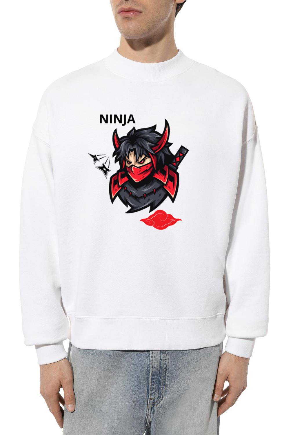 Shadow Chronicles Unveiling the Ninja Anime Master - Unisex Sweatshirt