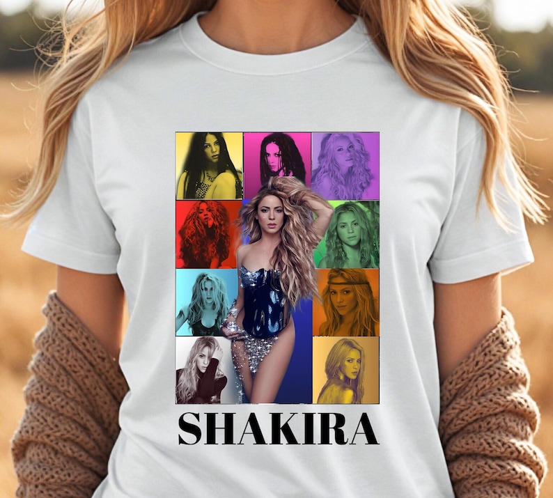 Shakira Shakira Shirt, Shakira 2025 Concert Shirt, Shakira Bootleg Rap Shirt
