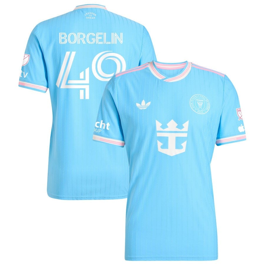 Shanyder Borgelin 49 Inter Miami CF Originals 2025 Third Men Jersey - Blue