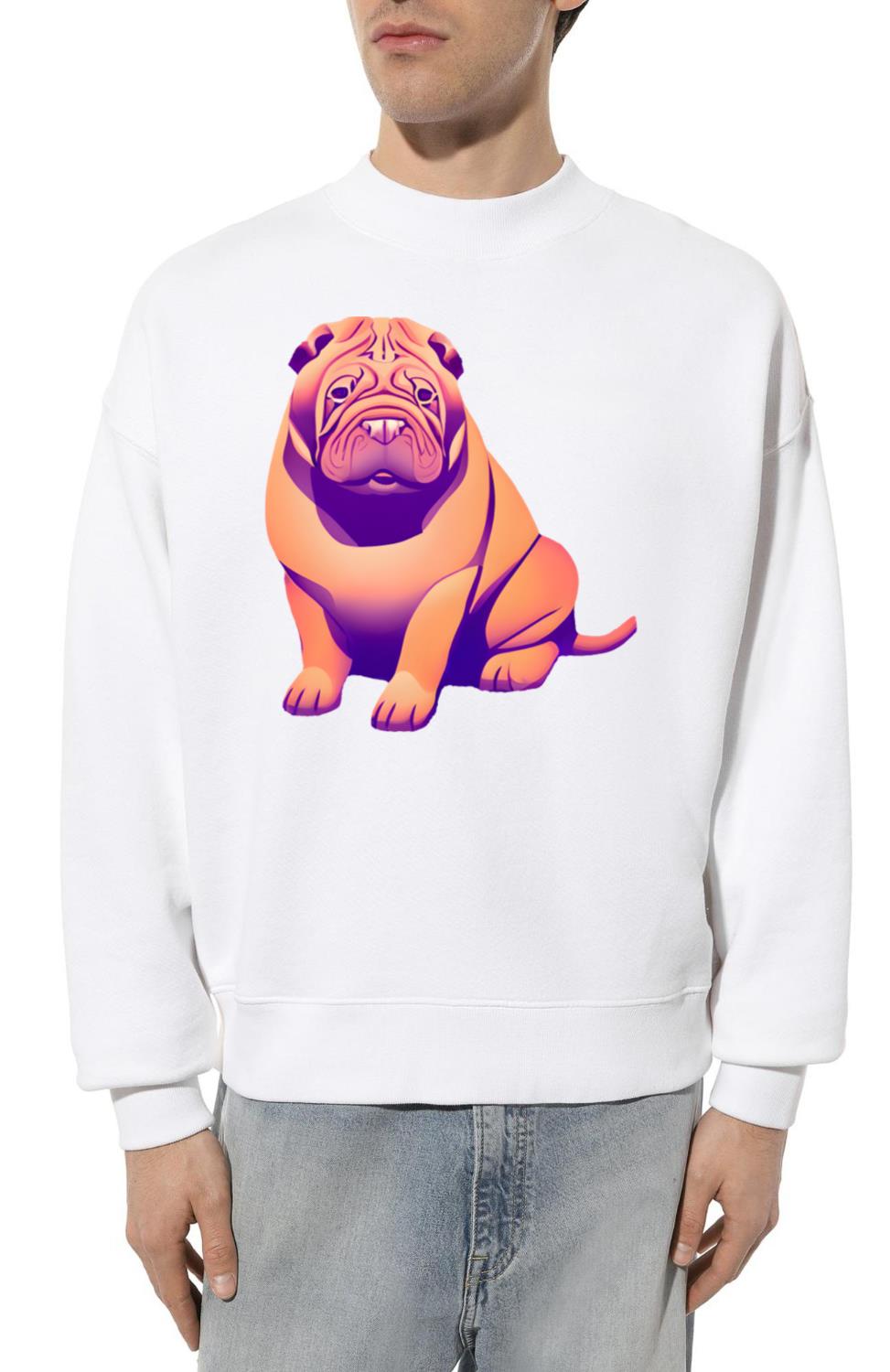shar pei dog - Unisex Sweatshirt