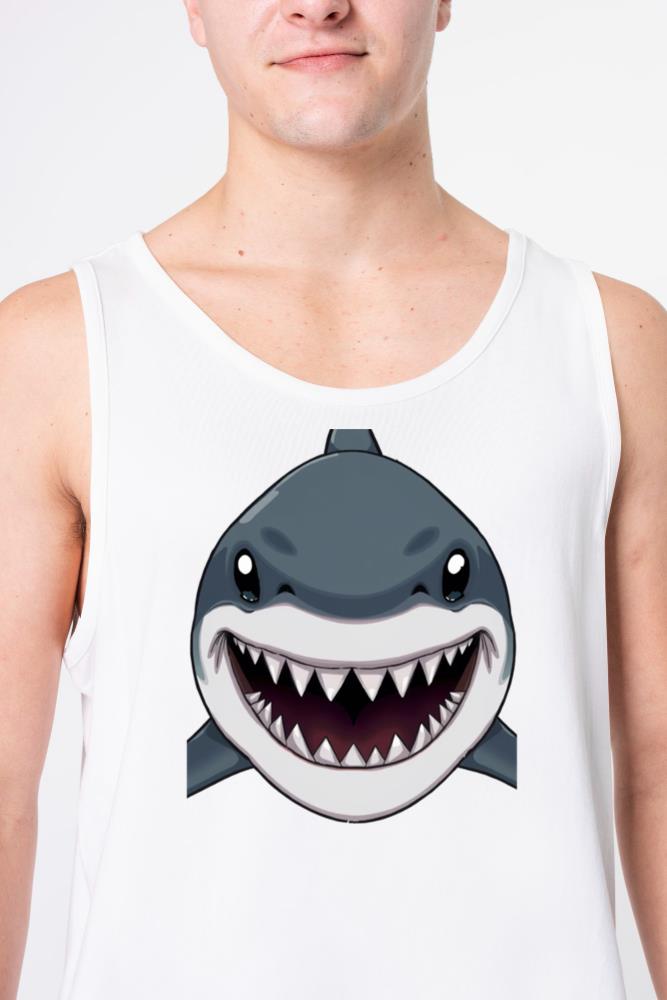Shark Anime faces - Unisex Tank Top