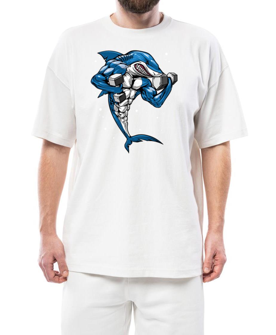 Shark Fitness Bodybuilder - Unisex Standard T-Shirt