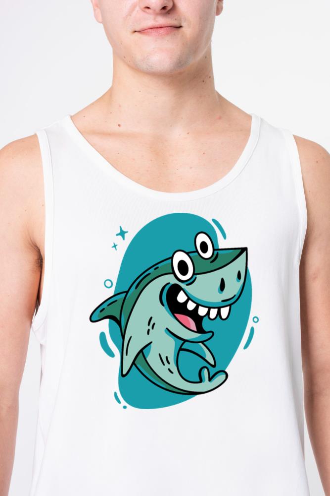 Shark Sea Animal Animals Lover Funny Design - Unisex Tank Top