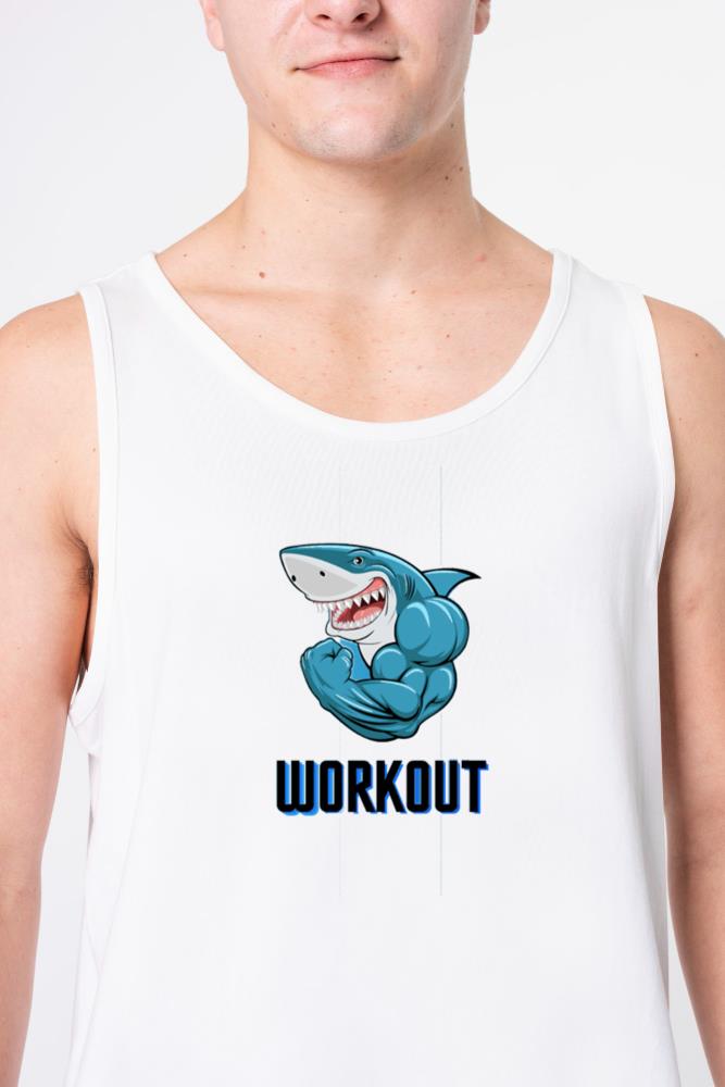 Shark Workout - Unisex Tank Top
