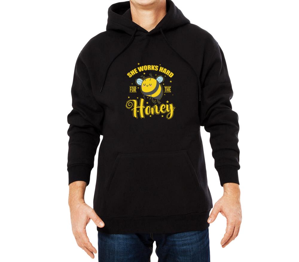 She working hard for the Honey Bees - Unisex Hoodie