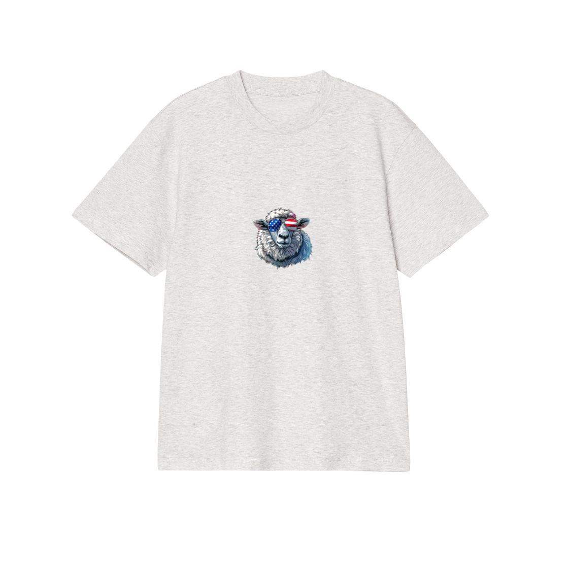 Sheep American Flag Funny Sheep Lovers Mom Dad 4th of July Women Girls Kids Men 2