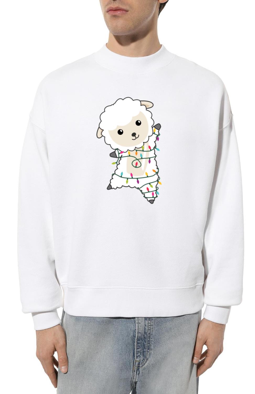 Sheep Christmas Snow Winter Animals Sheeps - Unisex Sweatshirt