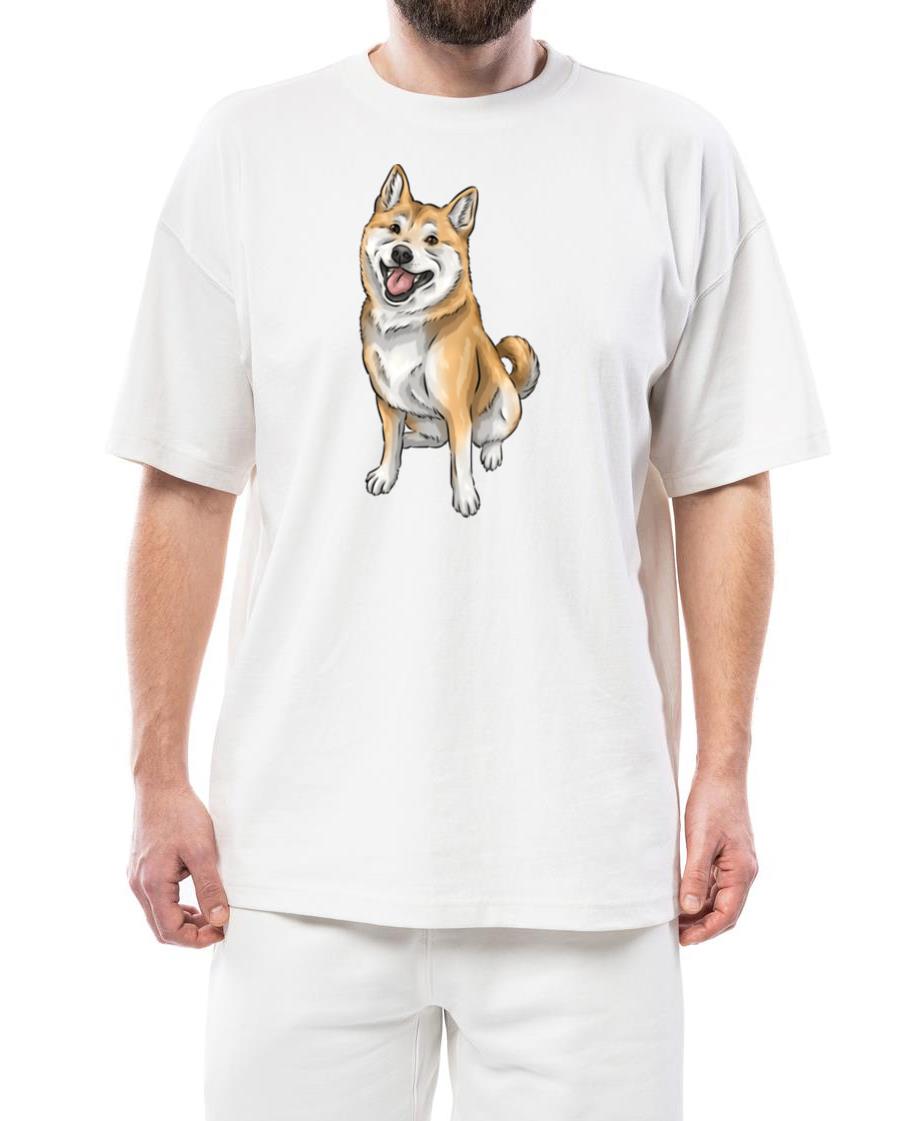Shiba Inu Cute Dog Art - Unisex Standard T-Shirt