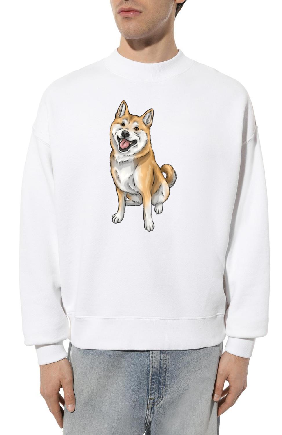 Shiba Inu Cute Dog Art - Unisex Sweatshirt