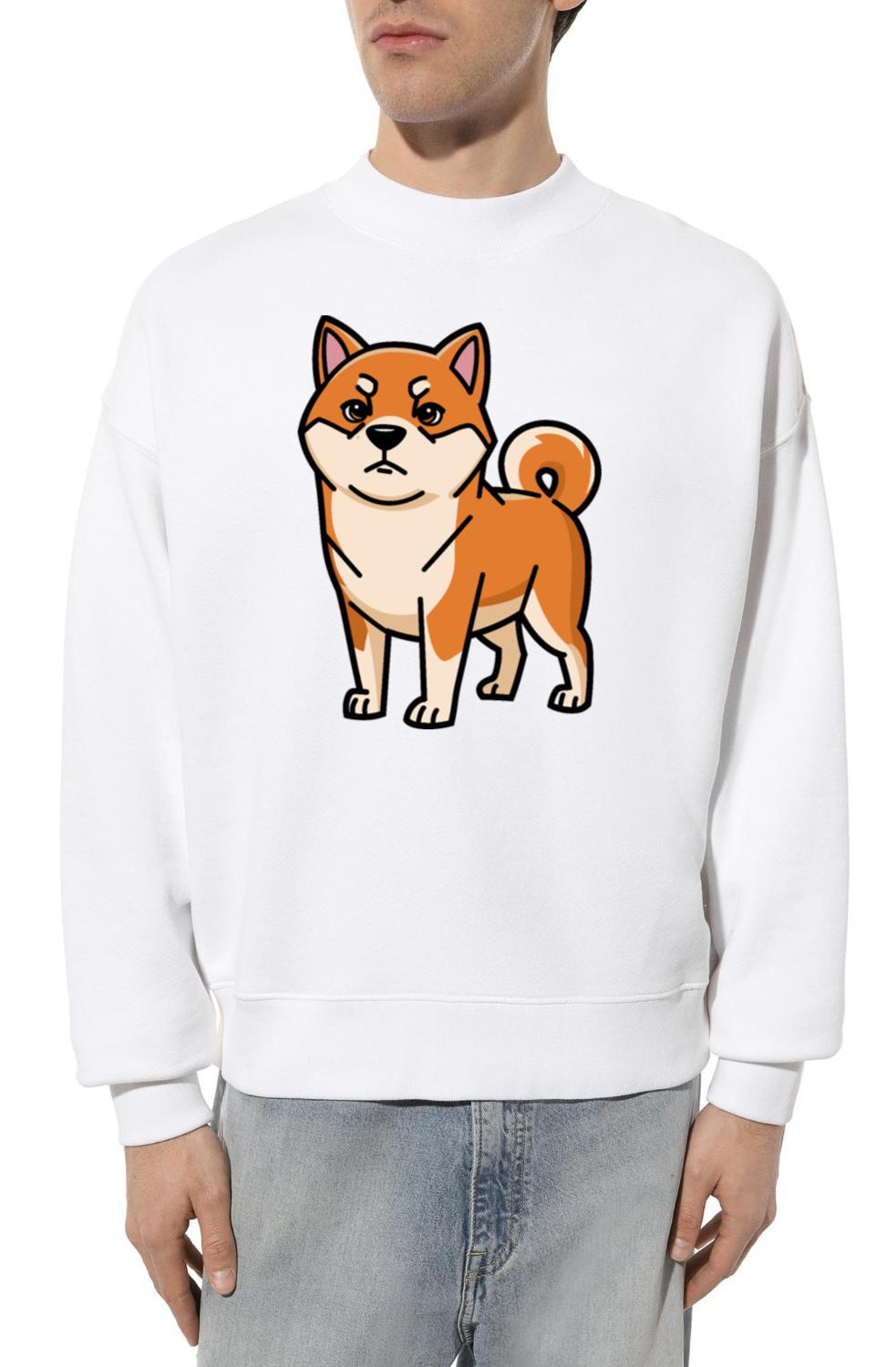 Shiba Inu Not Amused Dog - Unisex Sweatshirt
