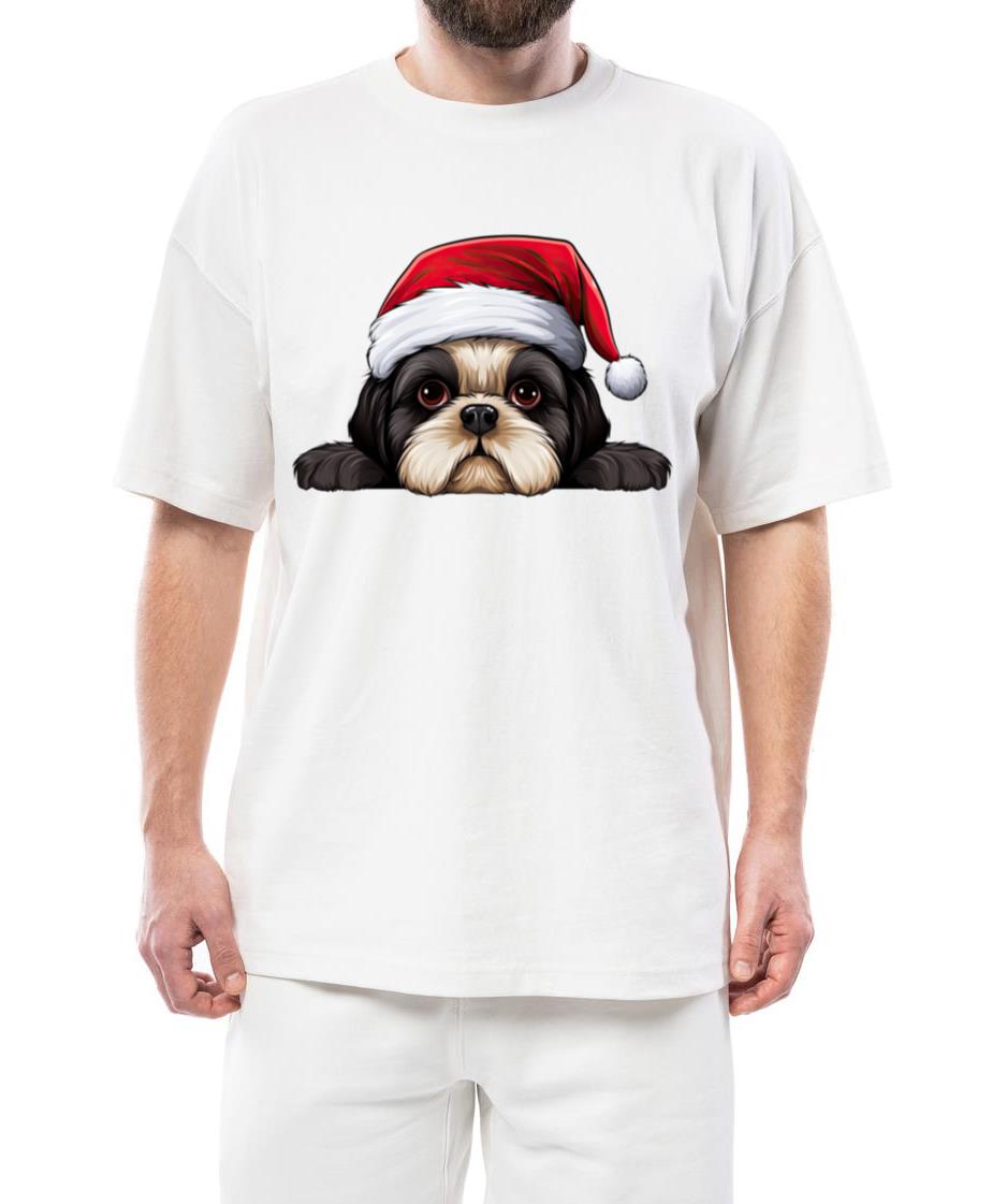 Shih Tzu Christmas Dog - Unisex Standard T-Shirt